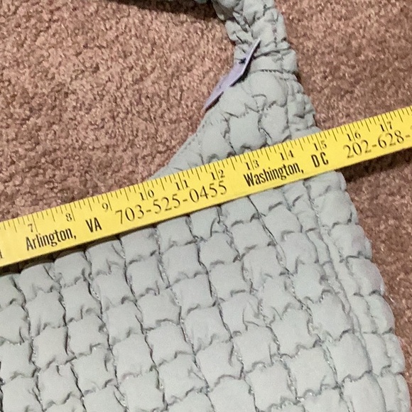 FLX Women's Quilted Hobo Bag in Light Sage - see description - Picture 6 of 9